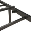 Streamdale Full Size Bed Frame with Charging Station, Upholstered Headboard, Metal Platform, Grey - 2 of 4
