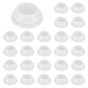 Unique Bargains Silicone Waterproof Durable Shock Absorption Mechanical Fasteners White - 1 of 4