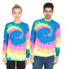 DARESAY Long Sleeve Tie Dye T-Shirt, For Men, Women And Teens (Up to 5XL) - 2 of 4