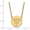 Black Bow Jewelry 14k Yellow Gold Plated Sterling Silver New Orleans Privateers NCAA Necklace 18 Inch - 2 of 4