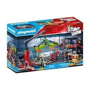 Playmobil Air Stunt Show Repair Shop 70834 Playset 85pc - 1 of 1