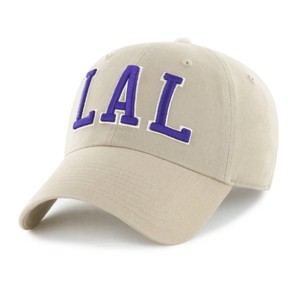 NBA Los Angeles Lakers Khaki Clique Baseball Hat - 1 of 3