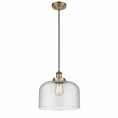 Bell - 1 Light Cord Hung Mini Pendant In Industrial Style-11.38 Inches Tall and 12 Inches Wide
