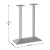 Flash Furniture Palis Indoor/Outdoor Dining Height Double Column Table Base for 30" x 48" Table Tops - 4 of 4