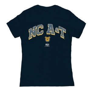 NCAA Women's North Carolina A&T Aggies Navy T-Shirt - 1 of 1