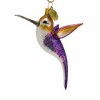 Morawski 4.0 Inch Purple Hummingbird Hover Bird Long Narrow Beak Tree Ornaments - 3 of 4