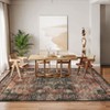 Garvee Washable Living Room Area Rug Vintage Print Non-Slip Runner Vintage Indoor Large Carpet for Bedroom Dining Room Office - 4 of 4