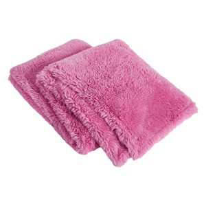Teen Splashy Faux Fur Throw Blanket Pink - Makers Collective - 1 of 4