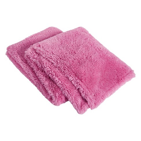 Teen Splashy Faux Fur Throw Blanket Pink Makers Collective Target