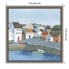 Amanti Art Old Coast Town and Boat II by Grace Popp Canvas Wall Art Print Framed 16 x 16-in. - 3 of 4