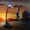Sevobal Basketball Hoops Portable Basketball Hoop Height Adjustable with Rebound Board for Outdoor Backyard Gym Patio, Black, 15.8"*12.47"*3.87" - 4 of 4