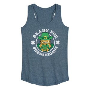 Women's - Garfield - Ready For Shenanigans Graphic Racerback Tank - 1 of 4