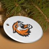 Rochester Institute of Technology Primary Logo Porcelain Holiday Christmas Tree Ornament  2.8" (7.1 cm) - 4 of 4