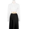 INSPIRE CHIC Women's Wide Braided Elastic Casual Pin Buckle Decorative Waist Belt - 4 of 4