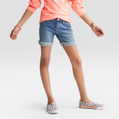 target girls jean shorts