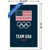 Trends International Team USA - Logo Blue Framed Wall Poster Prints - 3 of 4