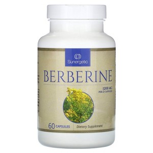 Sunergetic Berberine, 60 Capsules (600 mg per Capsule) - 1 of 4