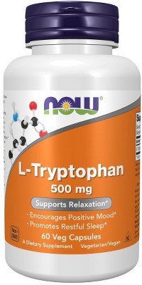 L Tryptophan by Now Foods  -  60 VegCap