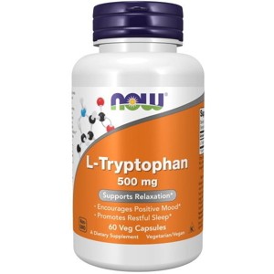 L Tryptophan by Now Foods  -  60 VegCap - 1 of 3