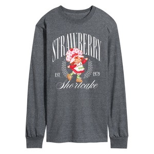 Men's - Strawberry Shortcake - Collegiate Long Sleeve Graphic T-Shirt - 1 of 3