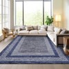 Modern Geometric Washable Rug – Non-Slip Low Pile  Carpet for Living Room, Bedroom & More - 4 of 4