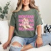 Simply Sage Market Women's Coquette Montana Cowgirl Boots Short Sleeve Garment Dyed Tee - 2 of 3