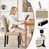 Yaheetech Set of 2 Armless Upholstered Dining Chairs with Solid Wood Legs - 4 of 4