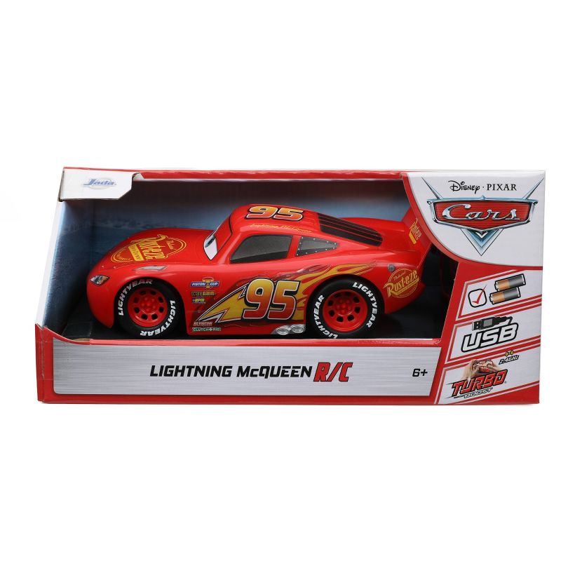 Cars Lightning McQueen RC 1:24 Scale Remote Control Car 2.4 Ghz, 5 of 8