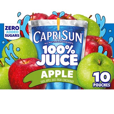 Capri Sun 100% Apple Juice Paw Patrol - 10pk/6 Fl Oz Pouches : Target