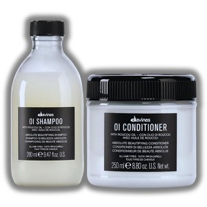 Davines OI Absolute Beautifying Shampoo (9.46 oz) & Conditioner (8.8 oz) for Soft, Hydrating, Shiny, & Voluminous Hair - Duo Set - 1 of 2