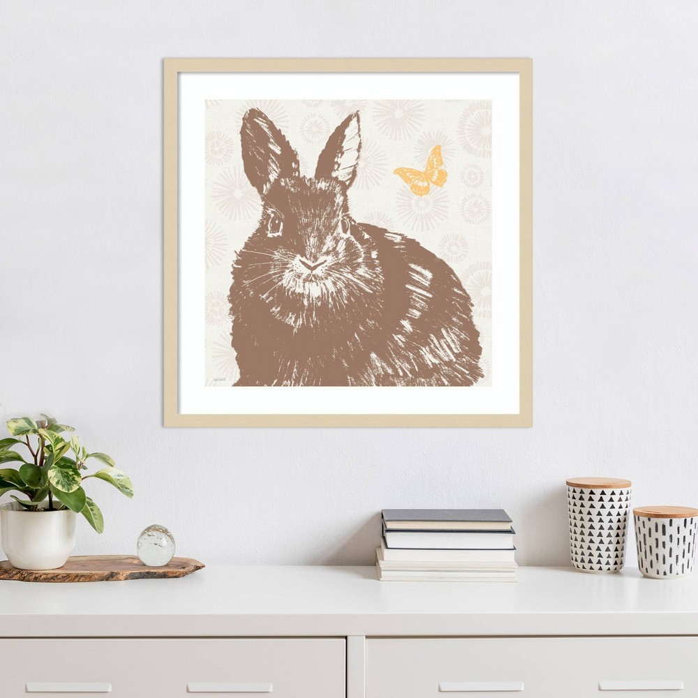 Photos - Other Decoration Amanti Art 25"x25" Spring Delight IX by Anne Tavoletti Wood Framed Wall Art Print