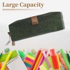 Unique Bargains Pencil Case Snowflake Oxford Style with Large Capacity for Office Supplies 1 Pc - 3 of 4