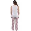 Just Love Womens Tank & Pant Cute Pajama Set - Ribbed PJ Sets Sleepwear Loungewear - 3 of 3
