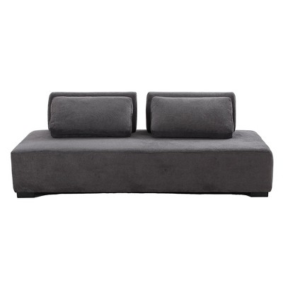 3-Seater Sofa Couch With Backrest Cushion, Pillow  Upholstered Minimalist Sofa, Multifunctional Couch