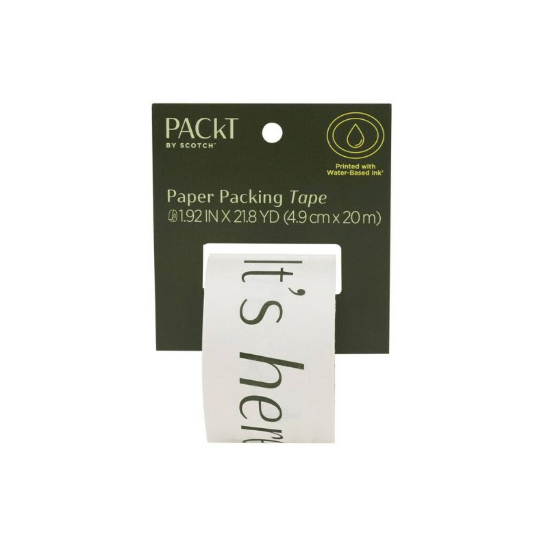 Scotch Packt Packing Tape White 65.6&#39;, 1 of 13
