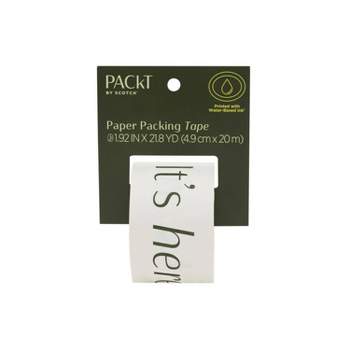 Scotch Packt Packing Tape White 65.6'