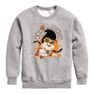 Boys' - Paw Patrol - The King Of Halloween Graphic Long Sleeve Fleece Sweatshirt - 1 of 4