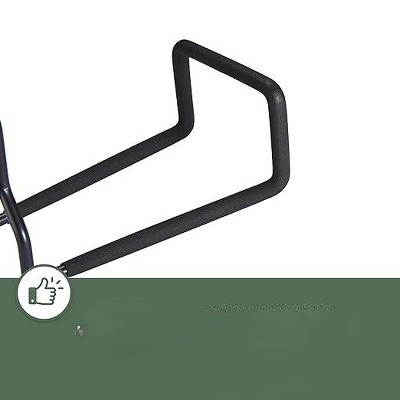 2WAYZ Black Heavy Duty Metal Wall-Mounted Hose Holder