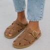 CUSHIONAIRE Benson Fisherman Sandals for Women – Suede Slip On Closed Toe Womens Clogs with Memory Foam Cork Footbed and Arch Support - 4 of 4