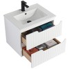 Citiscape Modern Bathroom Vanity with Textured Drawer Fronts - 2 of 4
