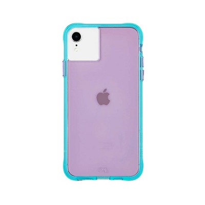 Case-Mate TOUGH Case for iPhone X/XS - Turquoise/Purple Neon