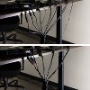 Power Gear 100pk Cable Ties Clear: Plastic Wire Tie Wraps & Zipties for Cable Management - 4 of 4