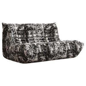 SYFERLORY Armless 2-Seat Togo Two Seater Large Bean Bag Sofa - 1 of 4