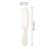 Unique Bargains Durable Hair Straightening Comb For Curly Hair White 1 Pc - 2 of 4