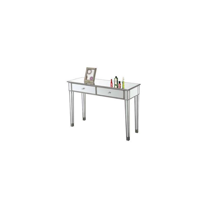 Breighton Home Gilded Mirage Dual-Drawer Writing Desk/Console Table, 3 of 7