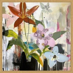 Amanti Art Floral Composition 1 by Elan Studios Canvas Wall Art Print Framed - 1 of 4