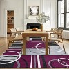 Abstract Kitchen Runner Rug, Washable Non-Slip Soft Low Pile Modern Geometric Indoor Carpet for Hallway Laundry Bathroom Bedroom - 2 of 4