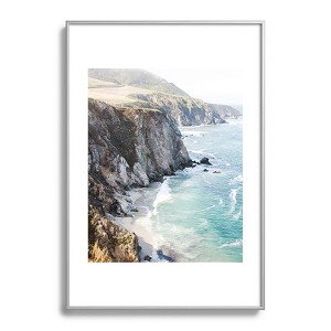 Bree Madden Big Sur 13"x19" Silver Metal Framed Art Print - Deny Designs - 1 of 4