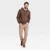 Men's Textured Fleece Hooded Sweatshirt - Goodfellow & Co™ - image 3 of 3