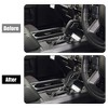 Unique Bargains Car Faux Leather Gear Shift Knob Cover for Ford Focus Carbon Fiber Pattern - 2 of 4